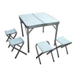 MESA PLEGABLE 85X80X70 CON 4 BANQUITOS