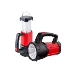 FAROL +  LINTERNA RECARGABLE 220V Y SOLAR