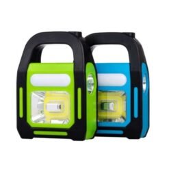 FAROL + LINTERNA RECARGABLE SOLAR USB.